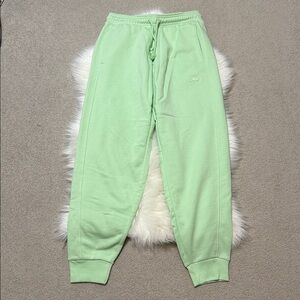 NWT Adidas All SZN Fleece Loose Pants in Semi Green Spark - Small